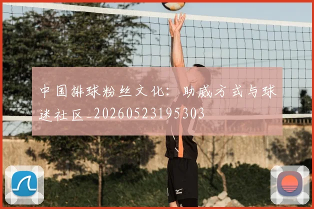 中国排球粉丝文化:助威方式与球迷社区_20260523195303